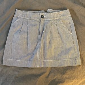 H&M Striped Mini Skirt